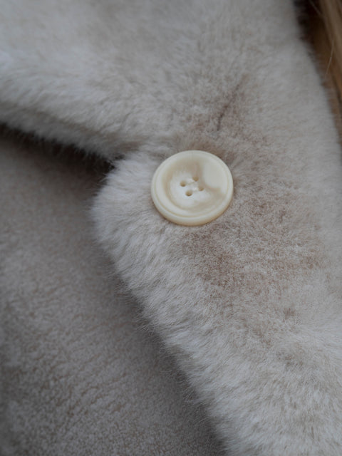Faje jakke Beige