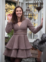 Ellie Mini Dress Brun