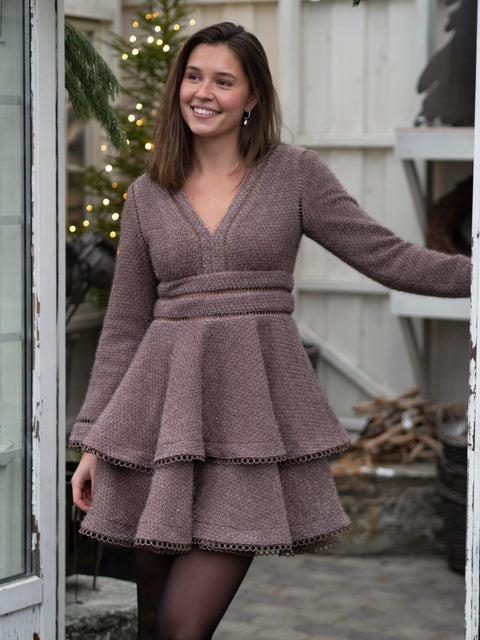 Ellie Mini Dress Brun