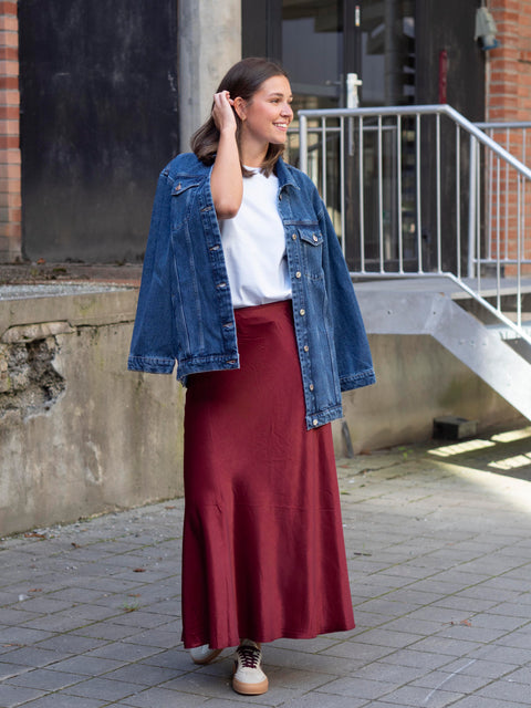Nicolette skirt Burgunder