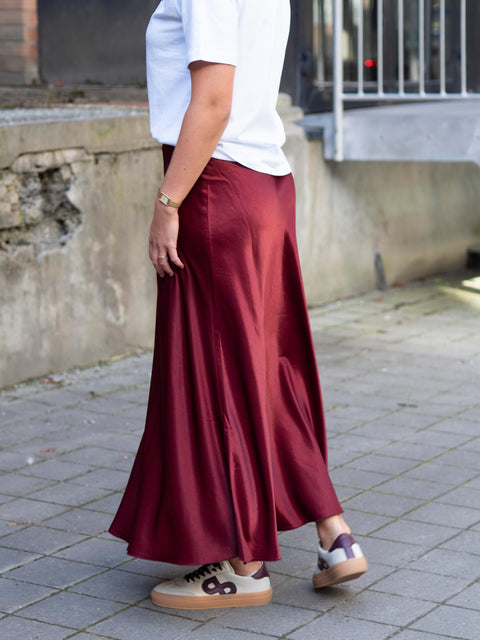 Nicolette skirt Burgunder