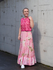 Organza Maxi Skirt Rosa