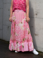 Organza Maxi Skirt Rosa