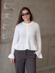 Numa Knit Cardigan Off-White