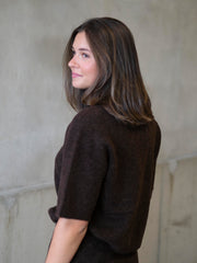Madina Short Sleeve Knit Brun