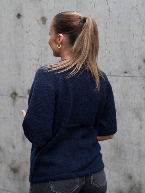 Anne knit Blå