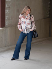 Organza Blouse Beige