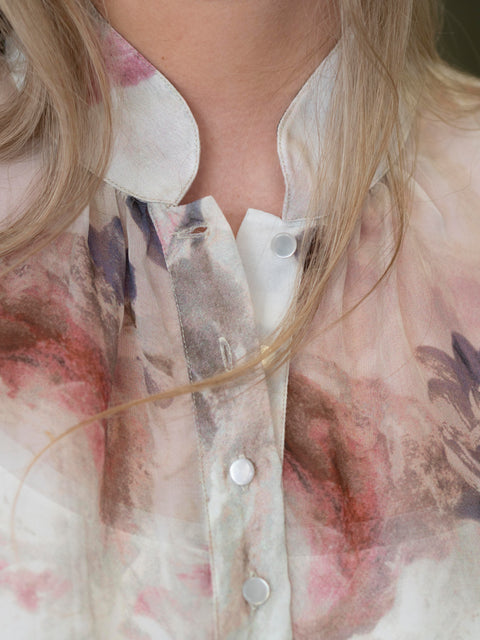 Organza Blouse Beige
