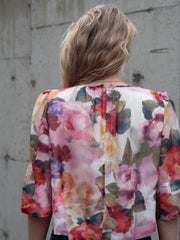 Organza Top Blomstrete