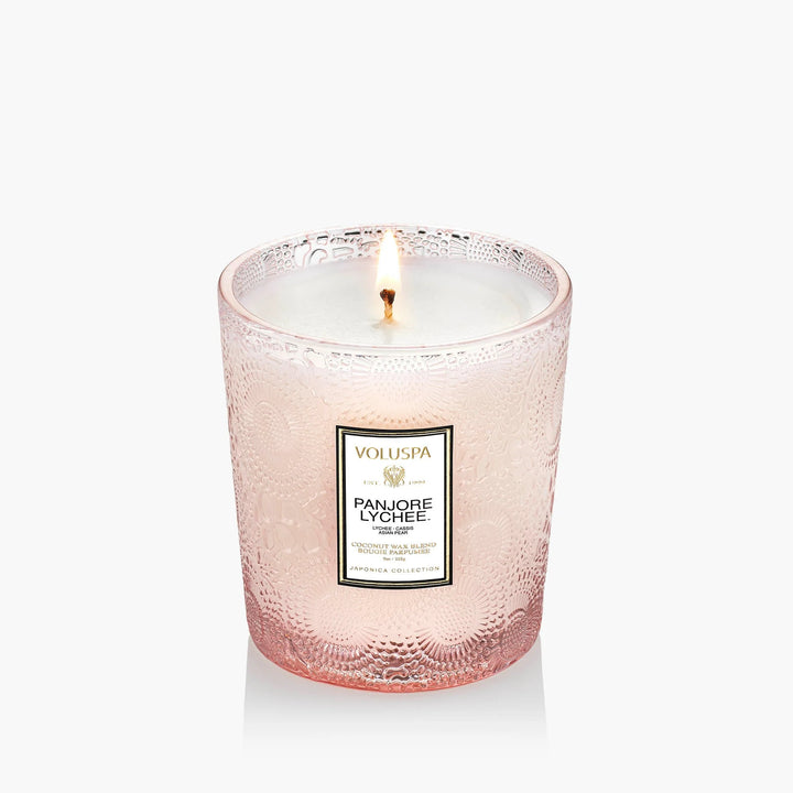 Classic Boxed Candle Panjore Lynchee Lys Rosa
