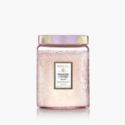 Large Jar Candle Panjore Lynchee Lys Rosa