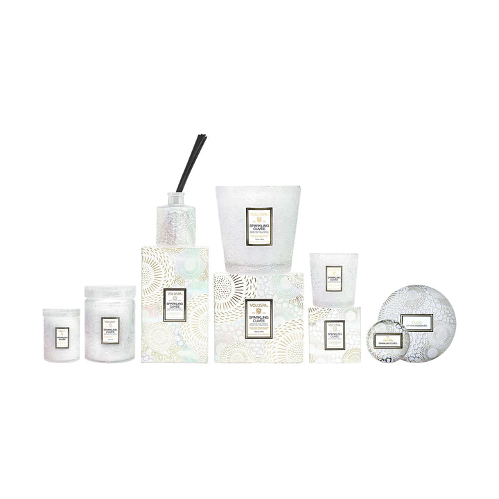 3 Wick Tin candle Sparkling cuvee Hvit