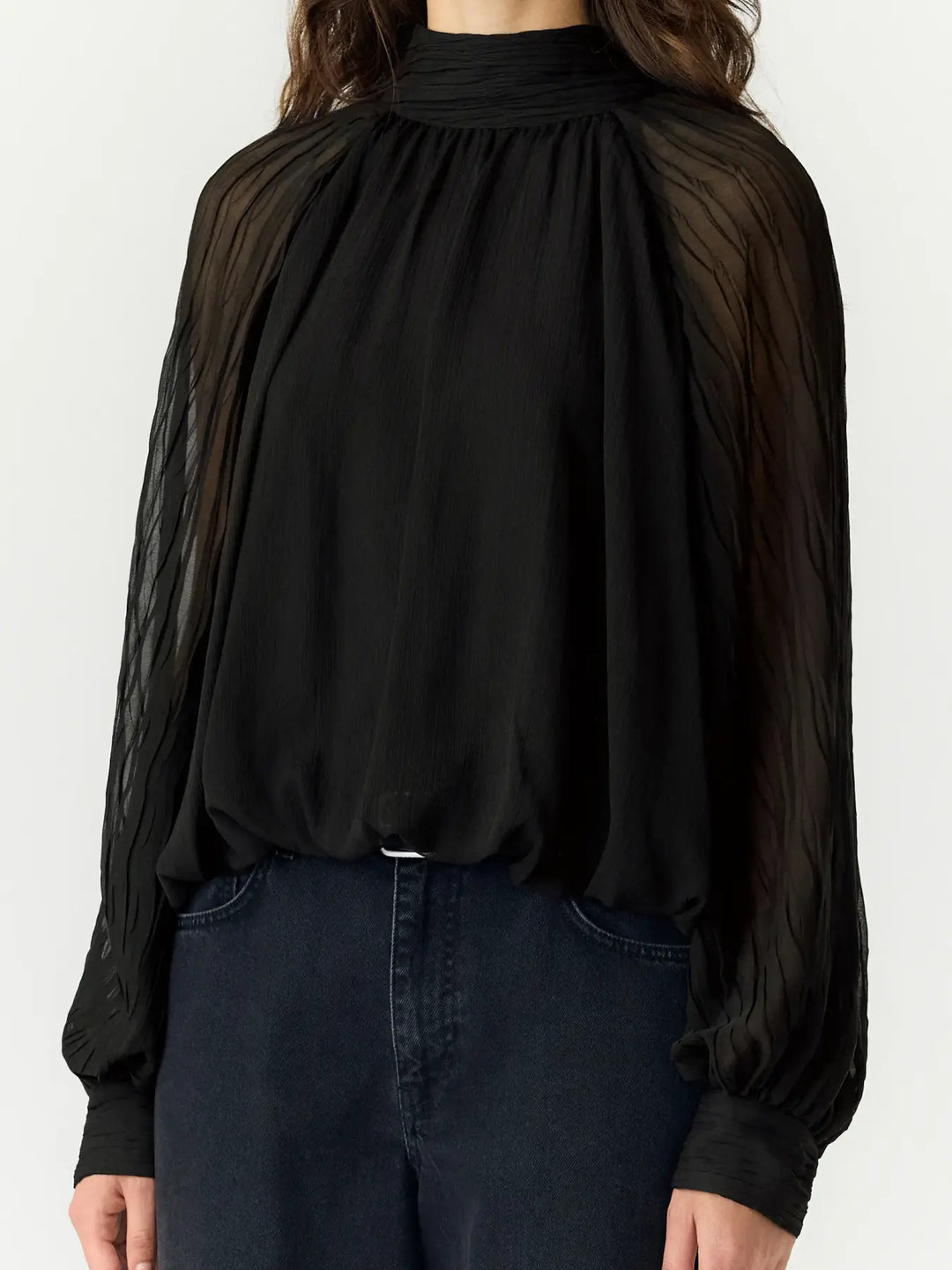 Olera blouse Sort