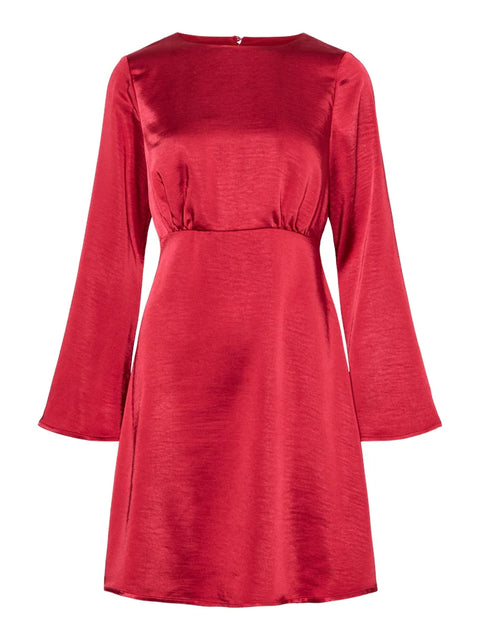 Vima open back dress Rød