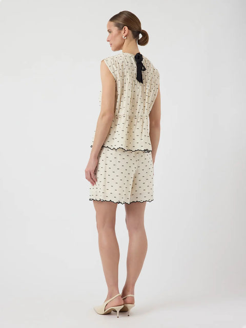 Dobby Shorts Beige