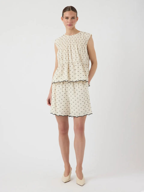 Dobby Shorts Beige