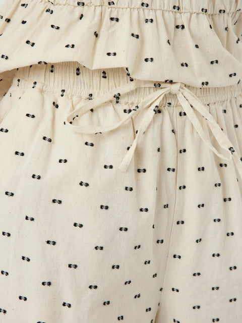 Dobby Shorts Beige