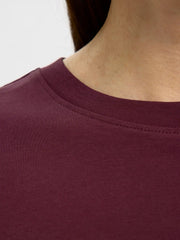 MyEssential O-Neck Tee Burgunder