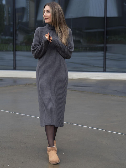 Mavi knit dress Grå