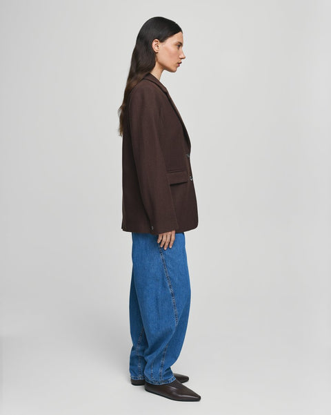 Eliot Loose Blazer Brun