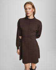 Alfreda East Dress Mørkebrun