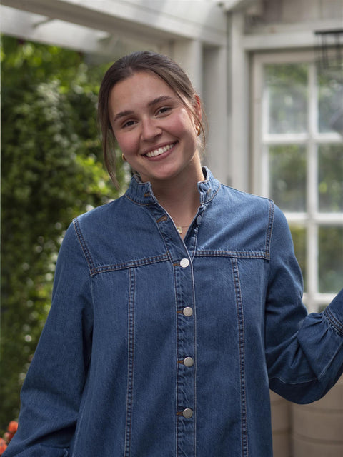 Rylan Elena Shirt Dress Denim