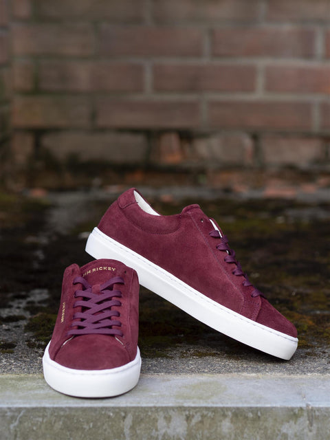 Spin Suede Burgunder