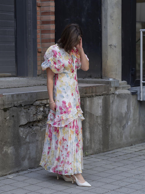 Chiffon Tieback Gown Mønster