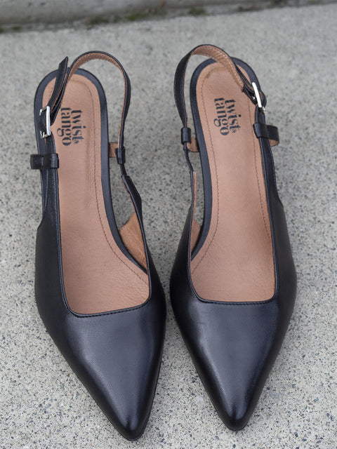 New York Slingback Heels Sort