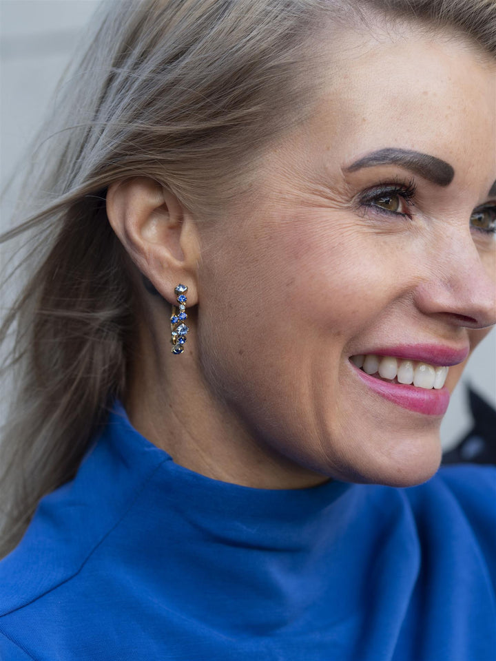 Mini Antonia Earrings Blå