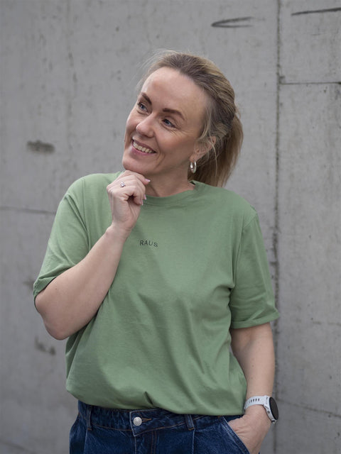 Linn Logo Tee Grønn