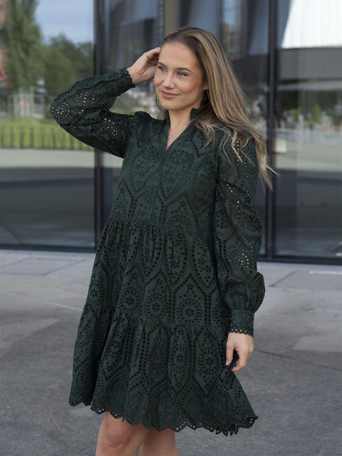 Holi Ls Dress Grønn