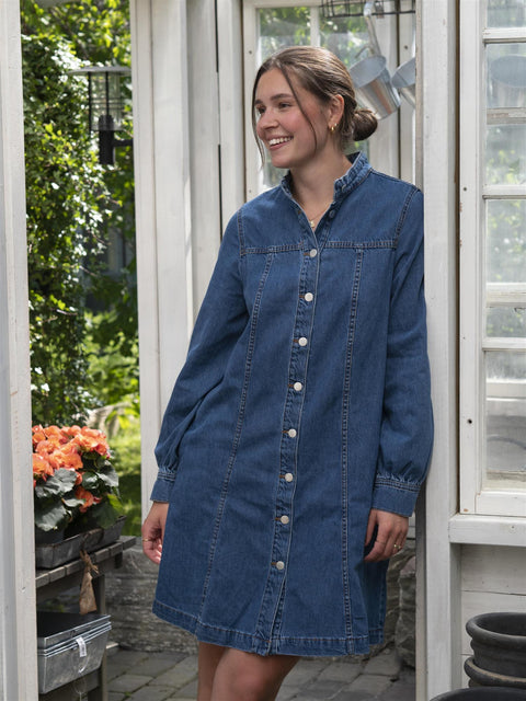 Rylan Elena Shirt Dress Denim