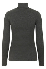Dagna rollneck melange Mørkegrå
