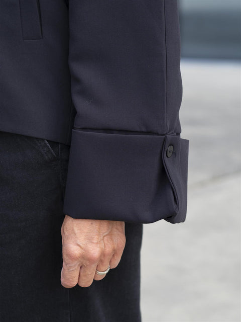 Avenue trenchcoat Sort