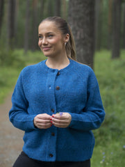 Lulu short cardigan Blå