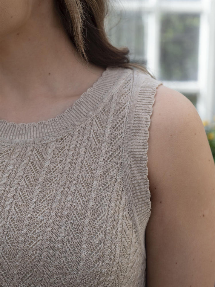 Hennah Knit Dress Beige