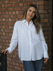 Bibi Crepe shirt Striper