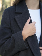 Yunah Long Coat Koksgrå