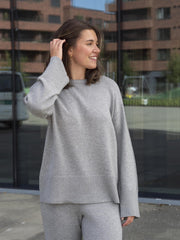 Babette Pullover Lysegrå