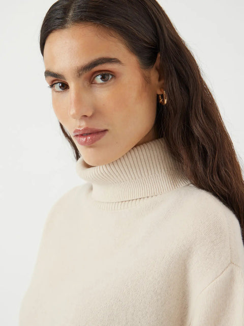 Emila 2/4 Wool Knit Pullover Offwhite
