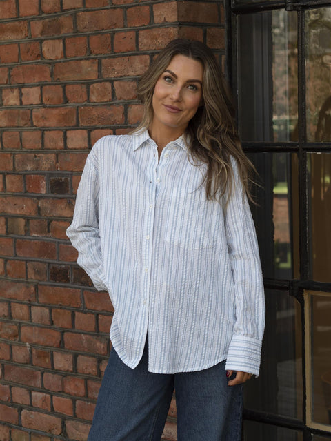 Bibi Crepe shirt Striper