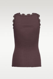 Babette Silk SL U-Neck Burgunder