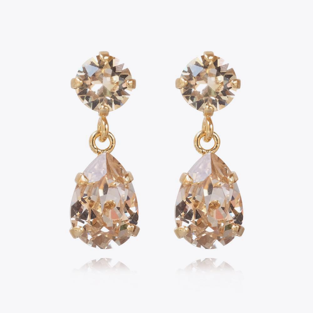 Mini drop earrings Golden Shadow