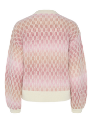 Space Knit Pullover Rosa