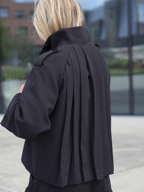 Avenue trenchcoat Sort