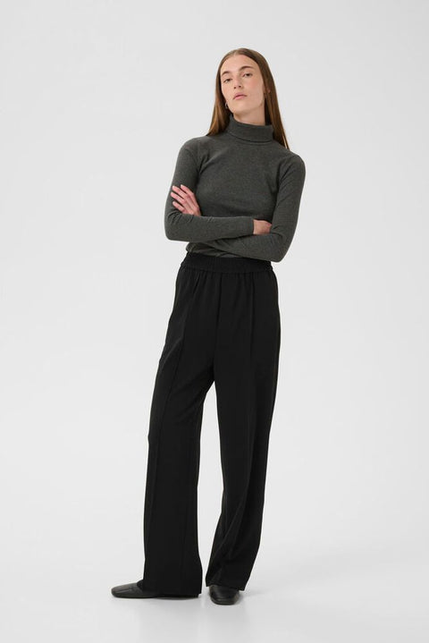 Dagna rollneck melange Mørkegrå