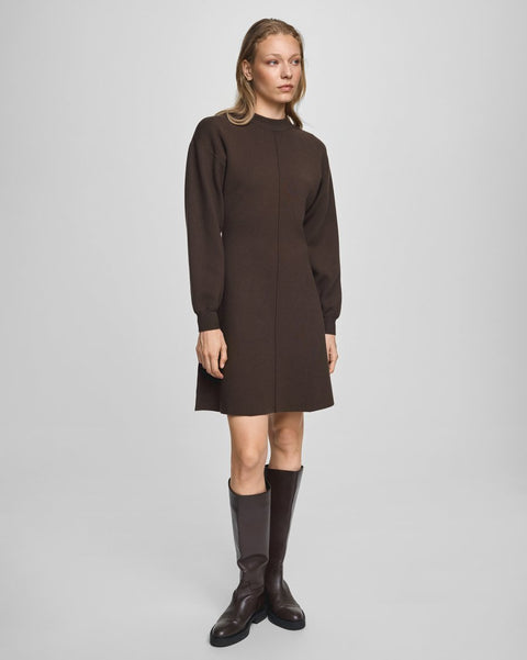 Alfreda East Dress Mørkebrun