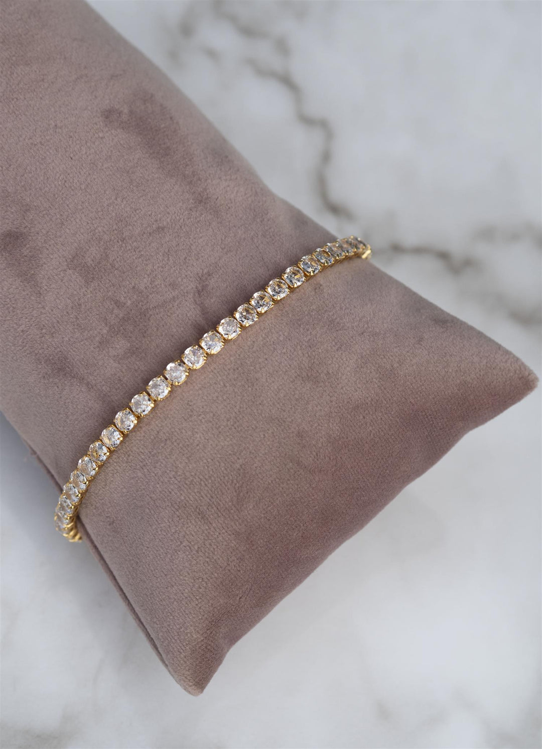 Zara bracelet gold crystal Cold Crystal