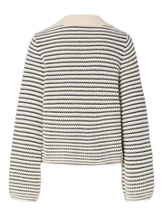 Fanto Knit Cardigan Striper